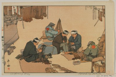Bir bahar günü, Showa dönemi by Hiroshi Yoshida