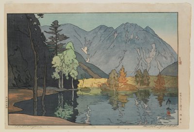Hodakayama, diziden, Japonya Alplerinde On İki Sahne, Taisho dönemi by Hiroshi Yoshida