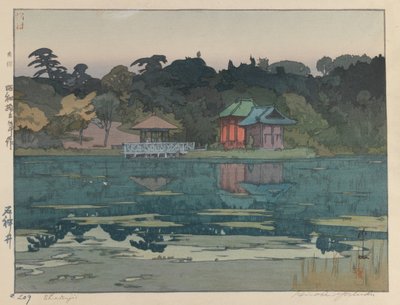 Sakujii (kağıda tahta baskı) by Hiroshi Yoshida