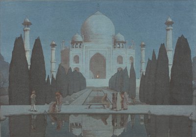 Geceleri Tac Mahal, No.6 by Hiroshi Yoshida