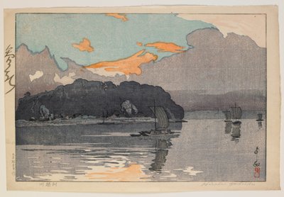 Tone River y, Ella ile başa çıkmak by Hiroshi Yoshida