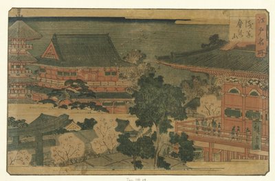 Altın çavdar ile kalan el m pel el Asakusa Asakusa Kinryu Kalıntıları (Kan sesi ve CT) Bero-e m de paatsuen üyesi Edo (seri zemini) Edo Ünlü Yerler (Serie s Ground te Sound Obje CT) by Hiroshige (II) , Utagawa