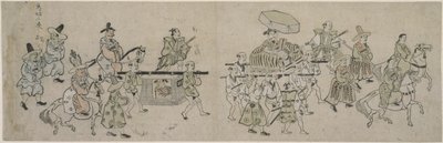 Kore Büyükelçiliği Geçit Töreni by Hishikawa Moronobu