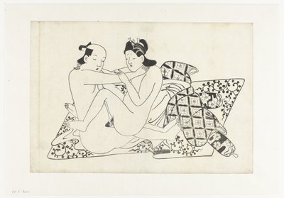 erotik gösteri by Hishikawa Moroshige (attributed to)