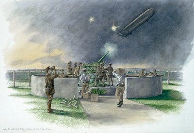 Lodge Hill Battery, Chatham, Kent, I. Dünya Savaşı, 1914-1918 c2000