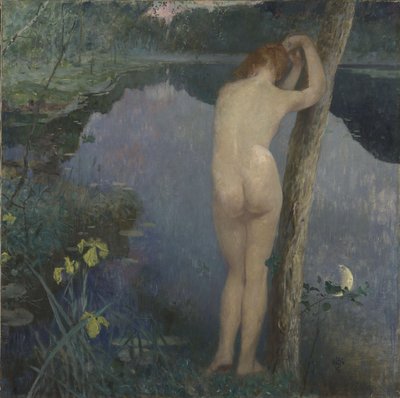 gece by Hjalmer Eilif Emanuel Peterssen