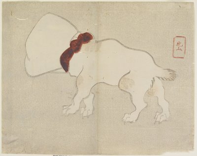 (Başında Torbalı Köpek), c. 1830 by Hogyoku