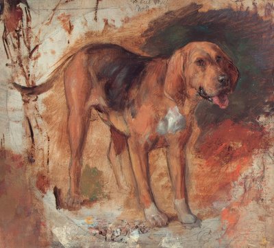 H.Hunt, Bloodhound Çalışması by Holman Hunt