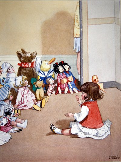 Dorothy çocuklara bir hikaye anlatır by Honor Charlotte Appleton