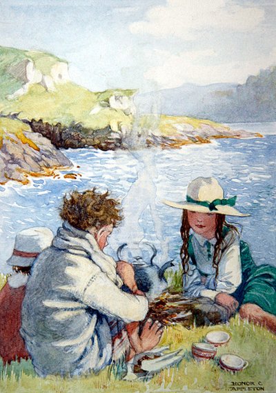 Yaz (kağıt üzerine sulu boya) by Honor Charlotte Appleton