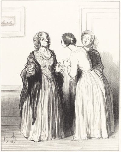(1. Mavi Alt) - Fırsatı değerlendirelim... by Honoré Daumier