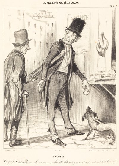 2 saat by Honoré Daumier