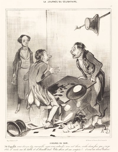 17:00 by Honoré Daumier
