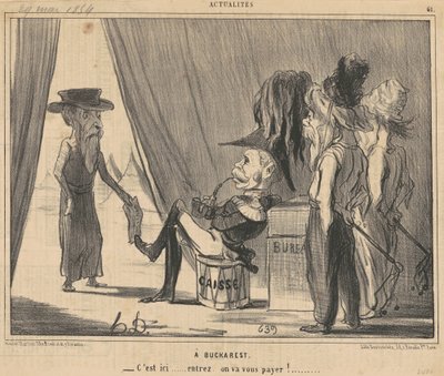 Bükreş by Honoré Daumier