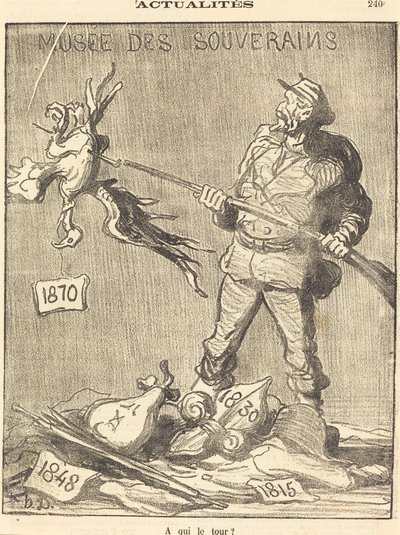 Sıradaki kim? by Honoré Daumier