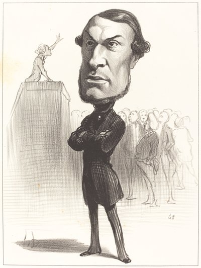 Aşil Faul by Honoré Daumier