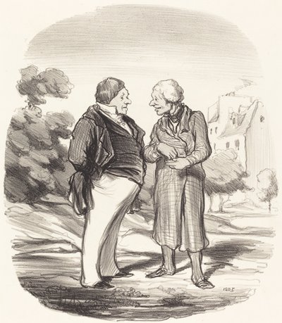Kaliforniyalı hissedarlar by Honoré Daumier