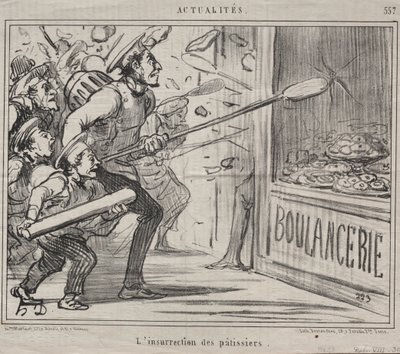 Olaylar (No. 557): Pastacıların İsyanı by Honoré Daumier