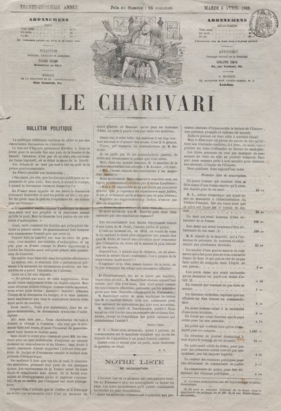 64 Nolu Gerçekler: İnce olmanın zorlukları, 1869. by Honoré Daumier