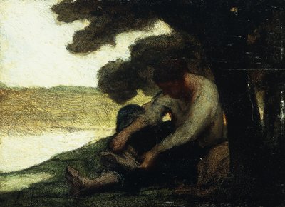 Yüzmeden Sonra; Apres le Bain, 1846 dolayları by Honoré Daumier