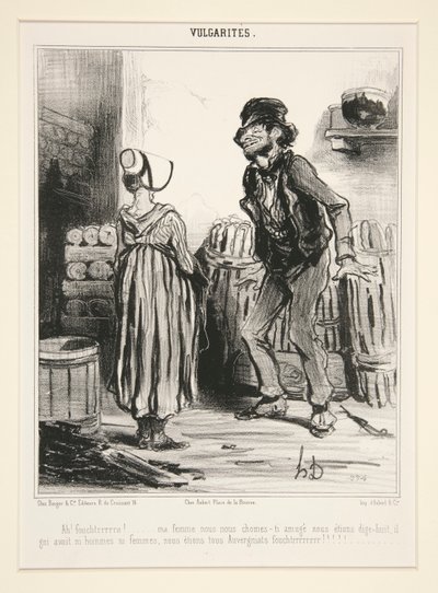 Ah! Fouchtrrrrrra! by Honoré Daumier