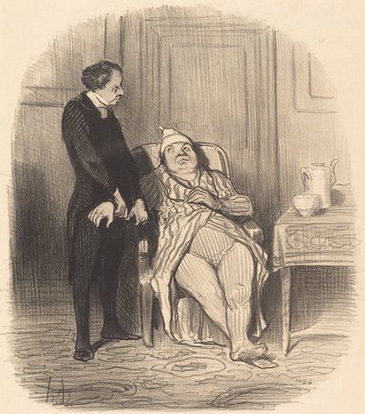 Ah! doktor... sanýrým... sanýrým var! by Honoré Daumier