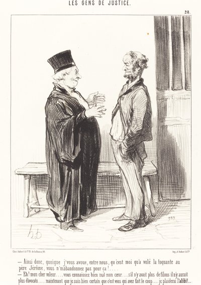 Yani, itiraf etsem de... by Honoré Daumier