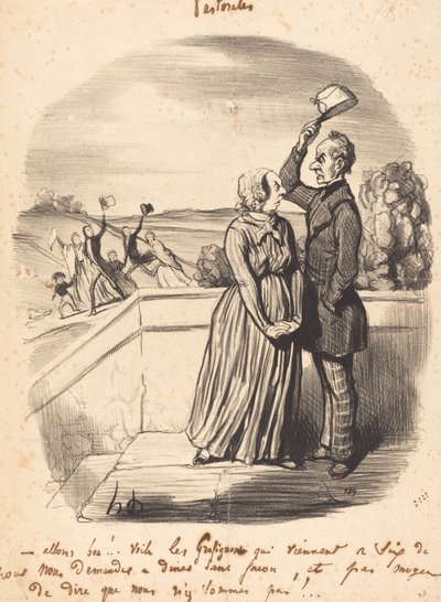 Haydi!...İşte grafikler... by Honoré Daumier