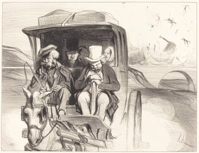 Hadi o zaman... ne halt... by Honoré Daumier