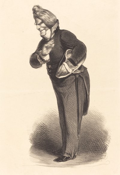 Amiral Verhuel by Honoré Daumier