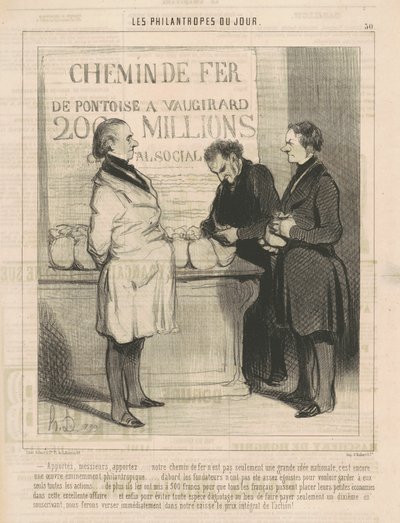 getirin beyler getirin... by Honoré Daumier