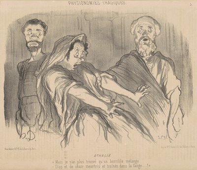 atalia by Honoré Daumier