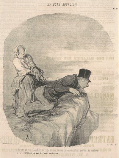 Cennet adına Theodore bakmaz... by Honoré Daumier