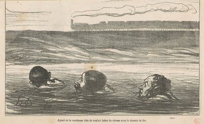 İstemek gibi boş bir fikre sahip olmak... by Honoré Daumier