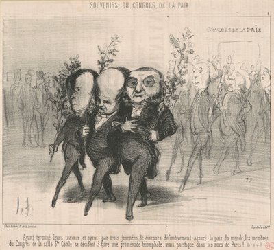 Çalışmalarını tamamlayan... by Honoré Daumier