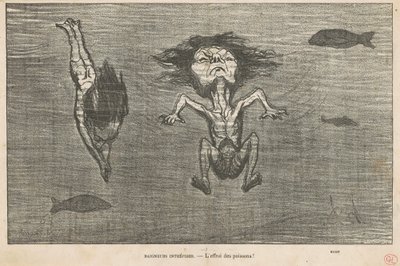 korkusuz yüzücüler by Honoré Daumier