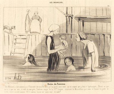 Kadın Hamamları by Honoré Daumier