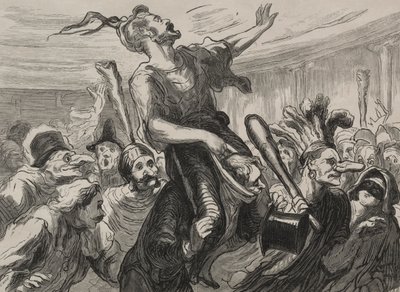 Opera Balosu: çok yaşa alevler by Honoré Daumier