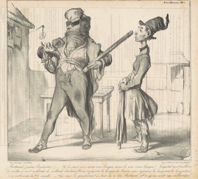 Bertrand, endüstriyi seviyorum... by Honoré Daumier