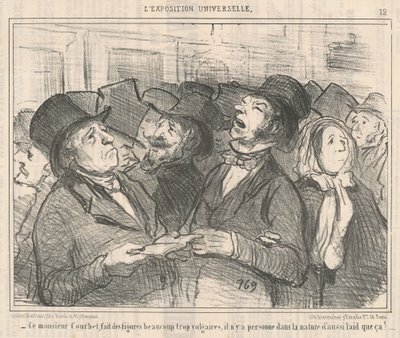 Bu Mösyö Courbet... by Honoré Daumier