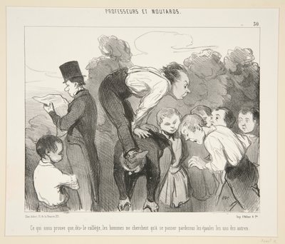 Bu da bize şunu kanıtlıyor, üniversiteden by Honoré Daumier
