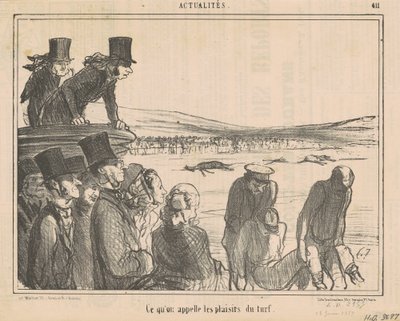 Çim zevkleri dediğimiz şey by Honoré Daumier