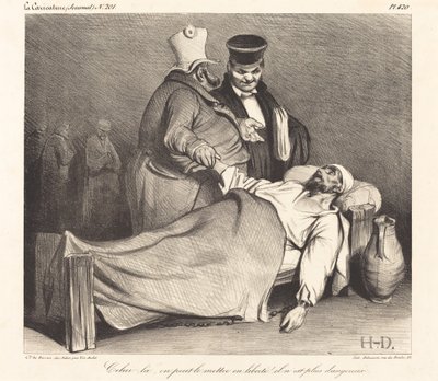 Bu, onu serbest bırakabiliriz! (Bunu serbest bırakabiliriz! O artık tehlikeli değil!) by Honoré Daumier