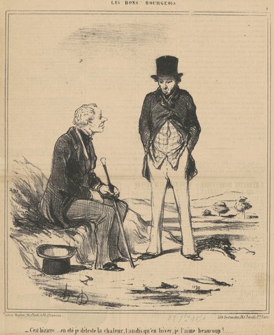 Garip... by Honoré Daumier