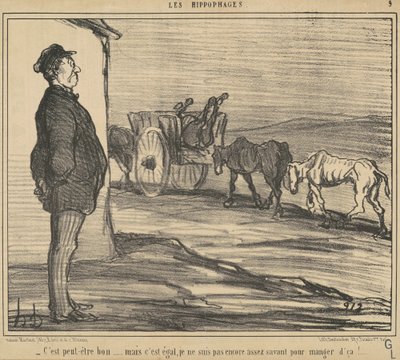 Belki iyidir... by Honoré Daumier