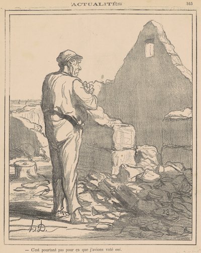 Ama bu yüzden değil... by Honoré Daumier