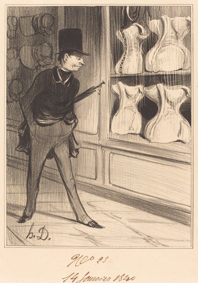 Eşsiz! Dört beden aldım... by Honoré Daumier