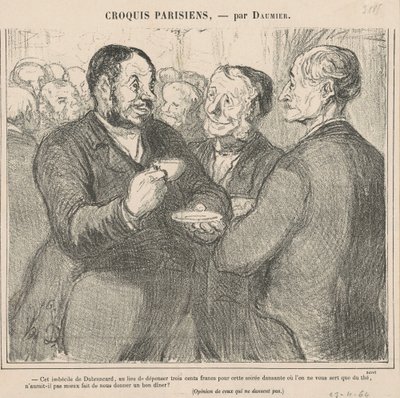 O aptal dubrancart... by Honoré Daumier