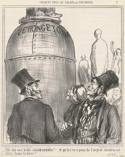 Güzel bir kazan yapımı! by Honoré Daumier