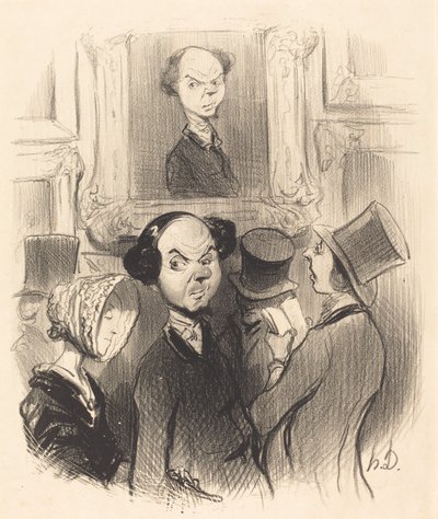 Ortaya çıkmak için büyülendi... by Honoré Daumier